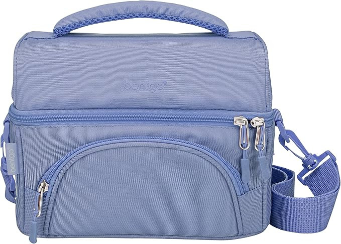 Bentgo® Deluxe Lunch Bag - Durable and Insulated Lunch Tote with Zippered Outer Pocket, Internal... | Amazon (US)