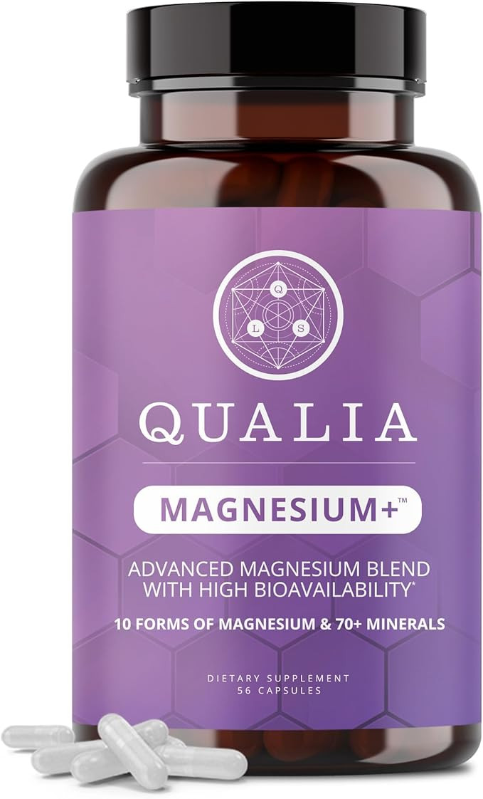 Qualia Magnesium+ | Doctor-Formulated. Premium Formula | High Bioavailability | 10 Forms of Magne... | Amazon (US)