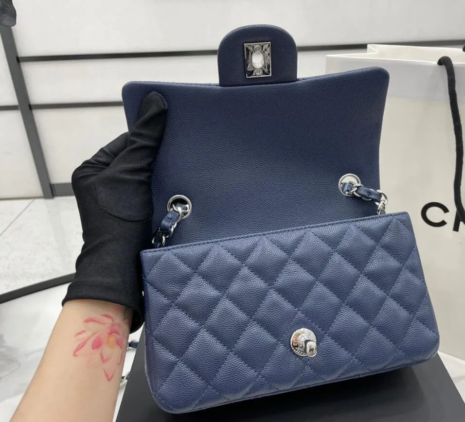 Save Big on Bulk Caviar Leather Bag 10A 2025 High Quality Mini Flip Bag Caviar Leather Women'... | DHGate