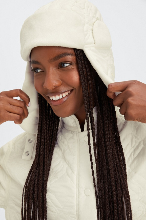 Quilted Aviator Hat | Fabletics - North America