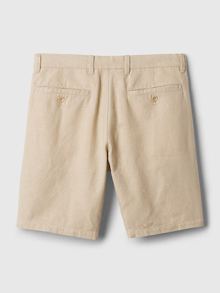 8" Linen-Cotton Shorts | Gap (US)