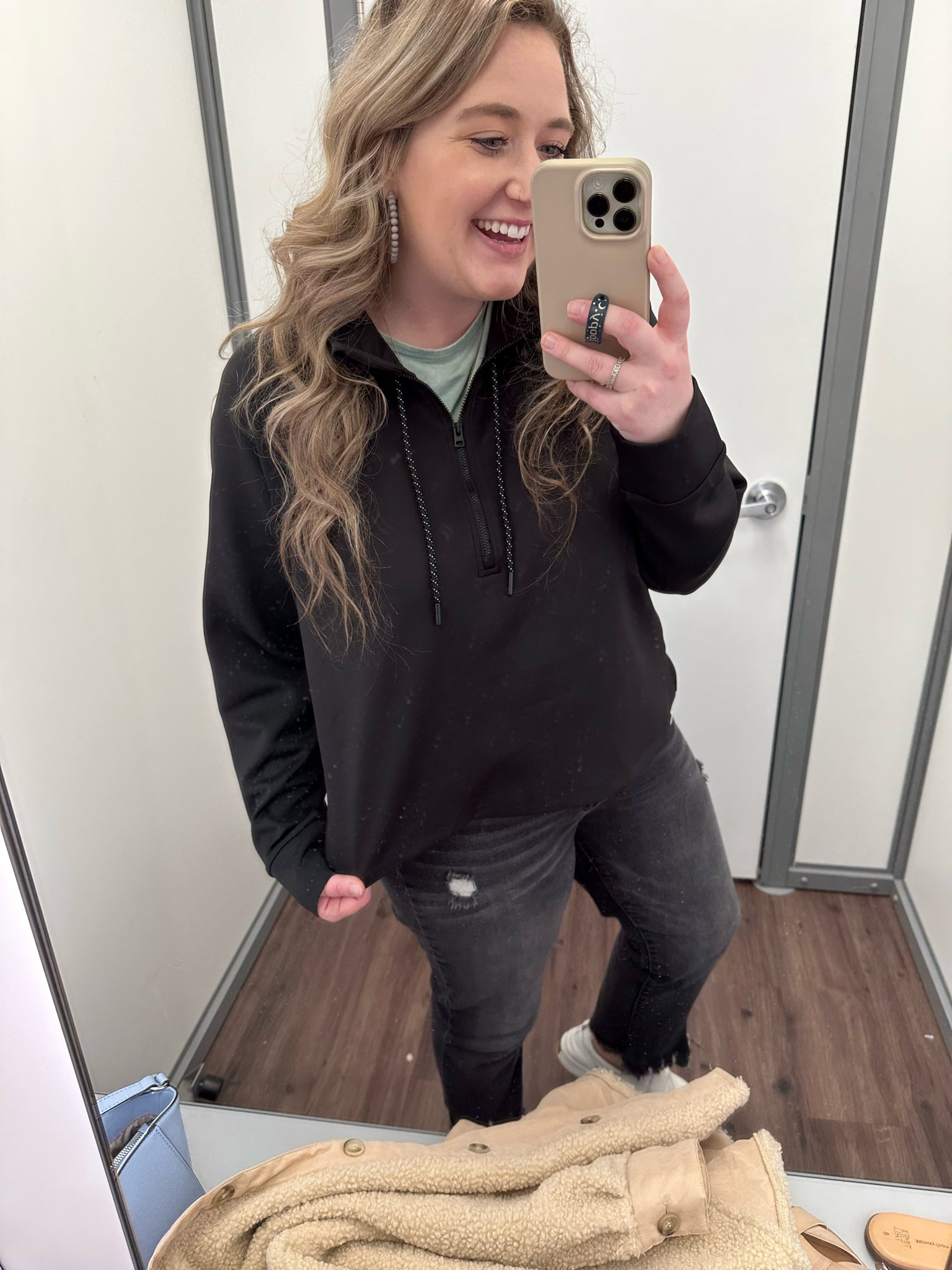 Wearing XL - it is a bit roomy but I sized up for it to be! 

#LTKsalealert #LTKunder50 #LTKcurves