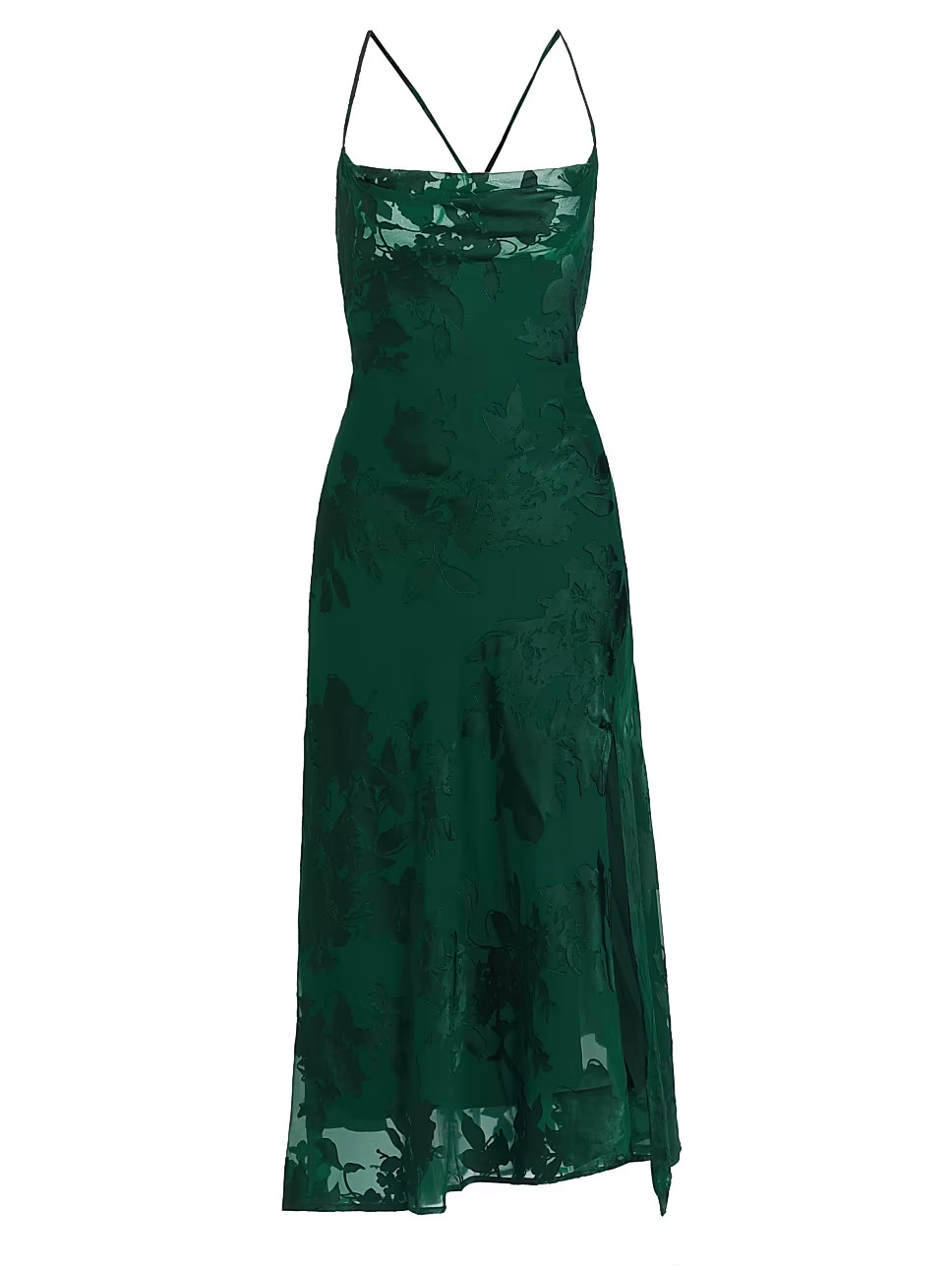 Gaia Floral Midi Slipdress | Saks Fifth Avenue