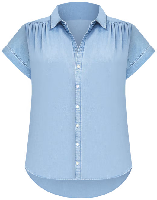 Chambray Dolman Shirt | LOFT