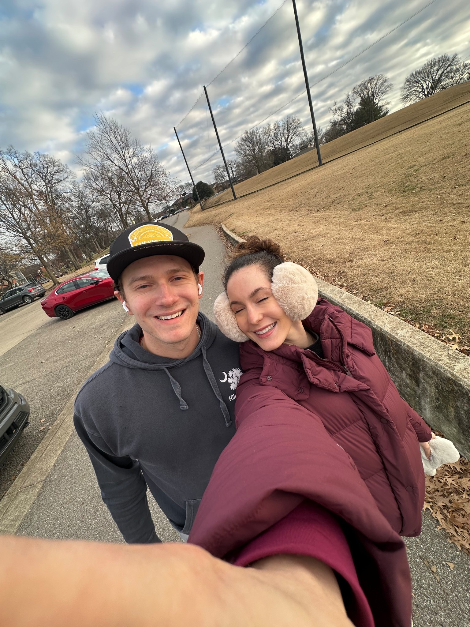 12/16/25 walk ootd
Sam’s 30th birthday weekend 
Lululemon coat
Amazon earmuffs 

#LTKootd