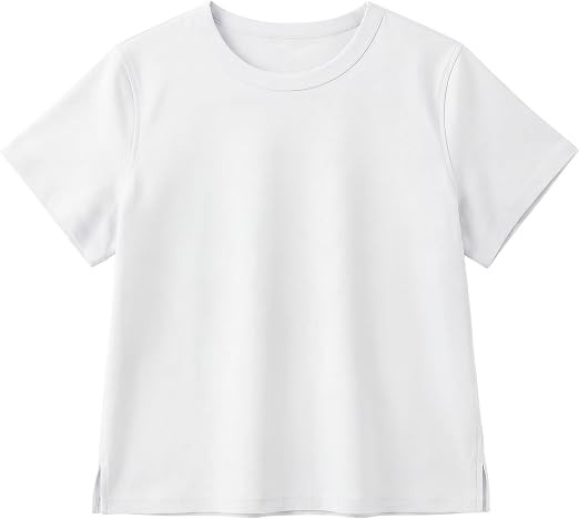 Stelle Women Cotton T Shirts Short Sleeve Basic Tees Casual Boxy Crop Tops | 100% cotton, Liquid ... | Amazon (US)
