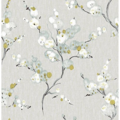 NuWallpaper Mirei Peel & Stick Wallpaper: Removable Vinyl, Self-Adhesive, Floral Botanical, Multicolor, 30.75 Sq Ft Coverage | Target