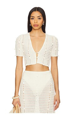 DEVON WINDSOR Hada Top in Off White from Revolve.com | Revolve Clothing (Global)
