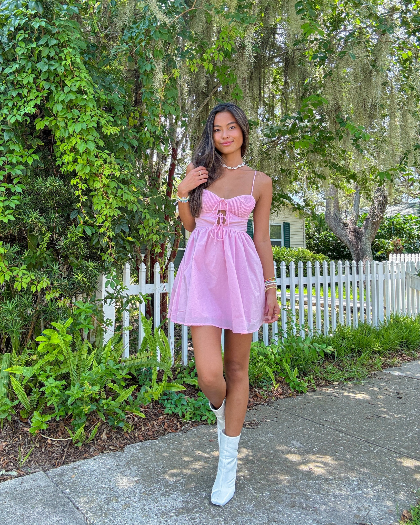 cute pink dress with double bows in the front!! 🎀 use code ITSCAROXLINE for a discount :)

#LTKTravel #LTKSeasonal #LTKStyleTip