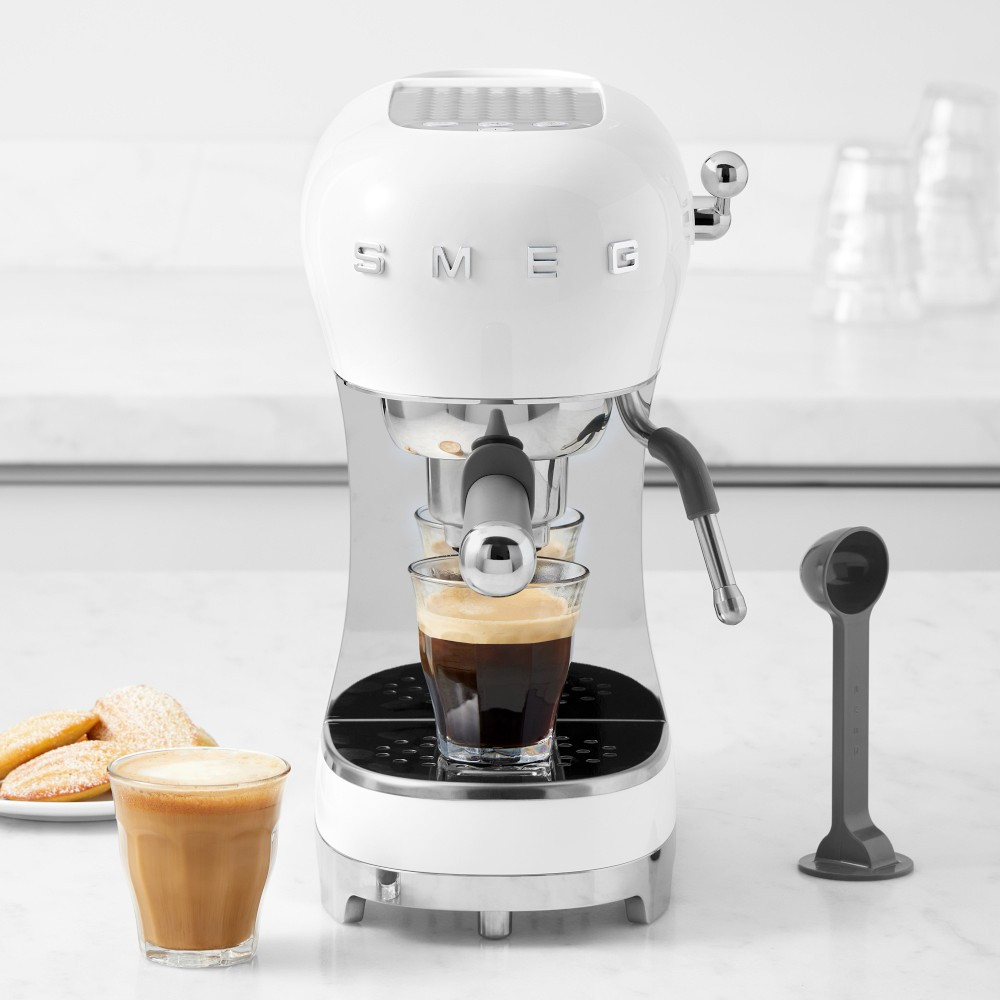 SMEG 50's Style Retro Manual Espresso Machine | Williams-Sonoma