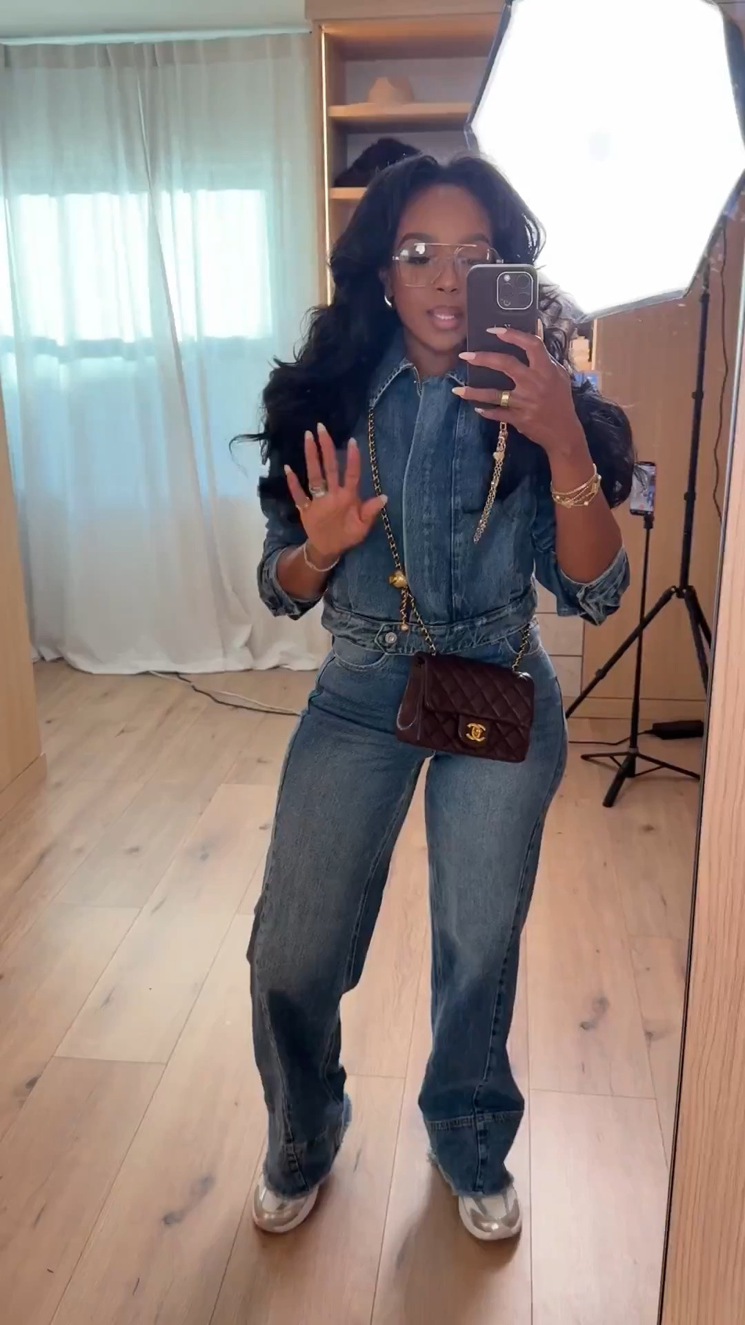 Hi babes ✨ Scroll to shop this denim-on-denim look 💙

A matching denim set will always be one of those timeless outfits that instantly looks put together with minimal effort. I love that both pieces can be styled separately with other staples in your closet too — making the cost per wear so worth it while giving you endless outfit options.

Perfect for casual outings, errands, brunch, travel days, and weekend plans.

📏 Measurements: 5’4”, 140 lbs, 34D bust, 27” waist, 40” hips  
Wearing a size Small

#LTKootd #LTKgrwm #LTKvlog