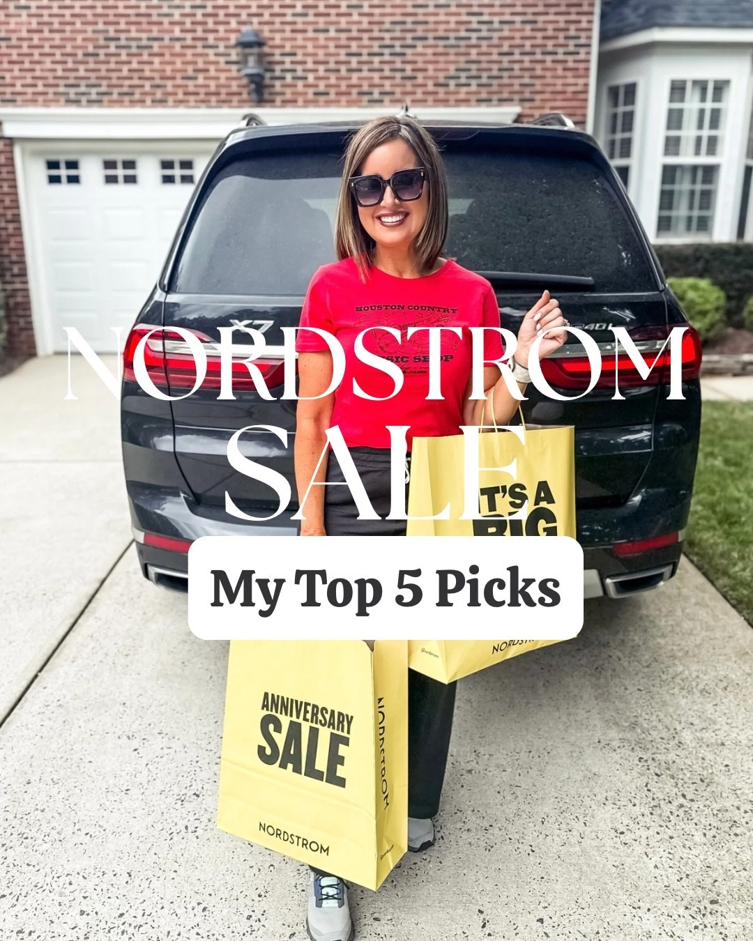 The Nordstrom Anniversary sale is open to everyone! Here are my top 5 picks:

Red sweater - I recommend sizing up 
Jeans - size down 
Sweatshirt - size down - will still be oversized 
Uggs - true to size 
Flats - true to size 

#LTKFindsUnder50 #LTKSaleAlert #LTKOver40