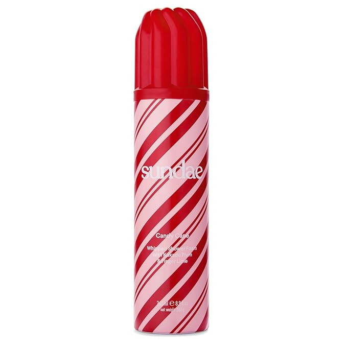 sundae Limited Edition Candy Cane Whipped Body Wash Shower Foam 8.9 fl oz, 265ml | Amazon (US)