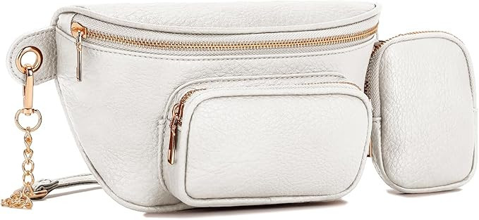 LA TERRE Fanny Packs for Women Crossbody Waist Pack Casual Waist Bag Belt Bag With Coin Purse | Amazon (US)