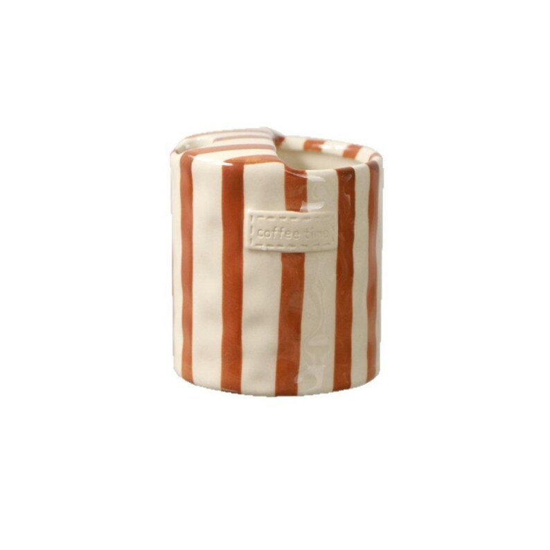 Handmade Retro Striped Ceramic Mug - European Style Underglaze Coffee Cup - Etsy | Etsy (US)