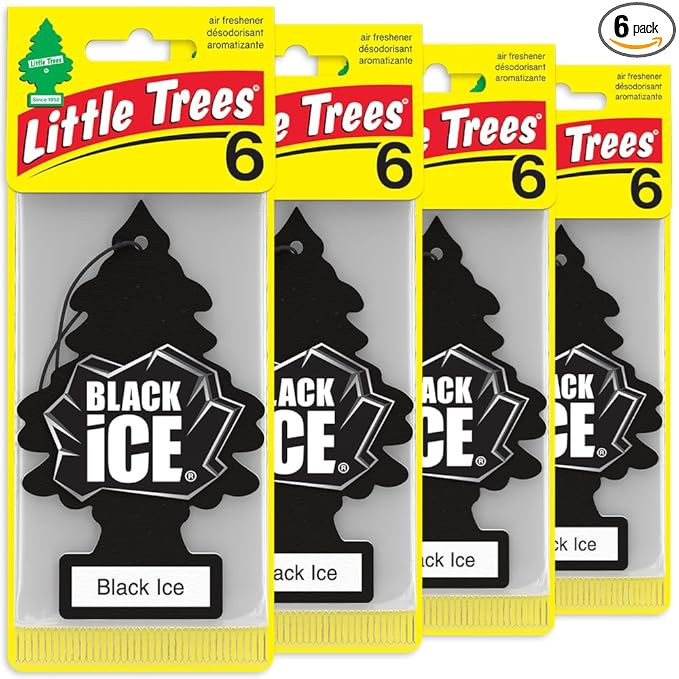 LITTLE TREES Car Air Freshener | Hanging Tree Provides Long Lasting Scent for Auto and Home | Bla... | Amazon (US)