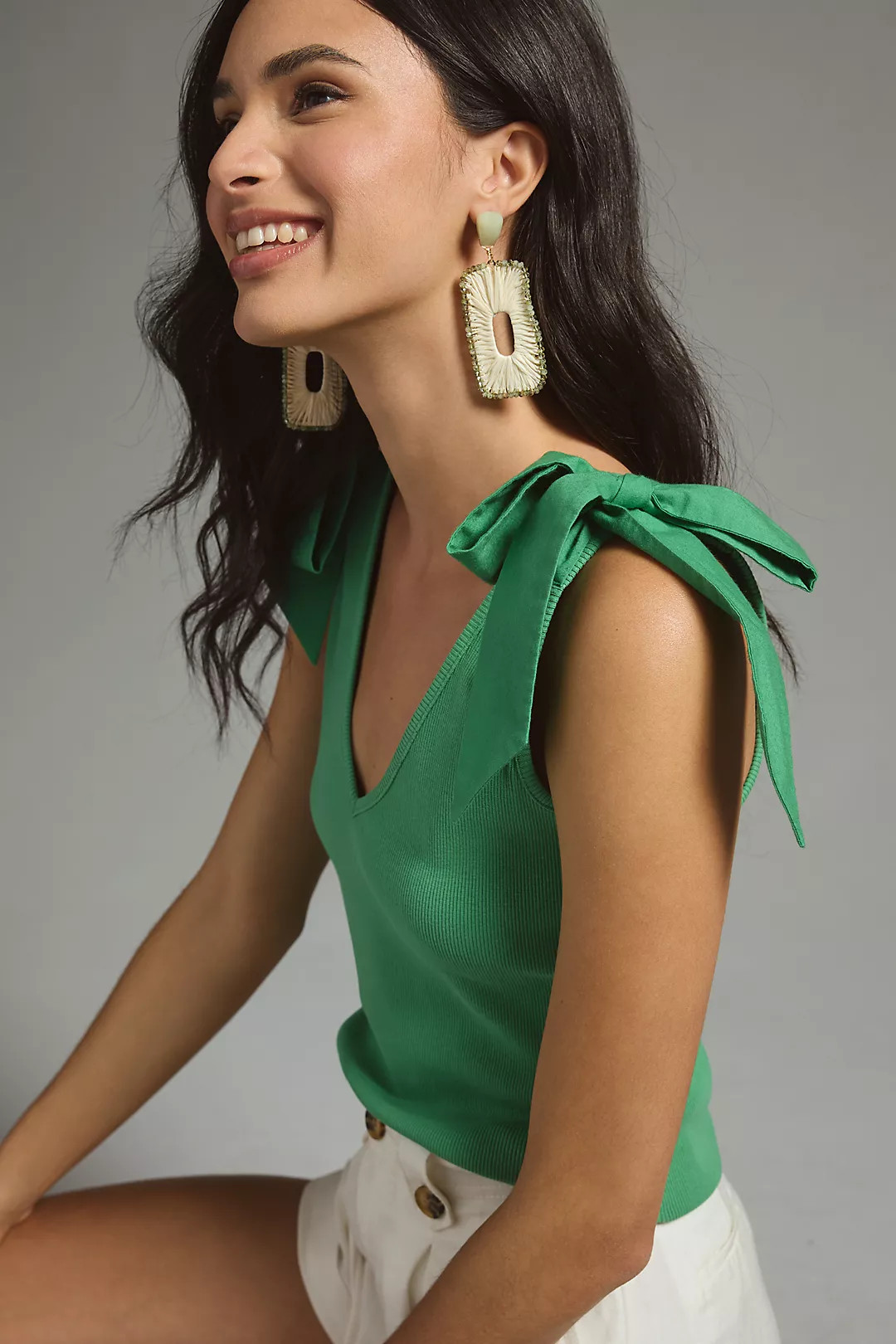 Maeve Bow-Tie Tank | Anthropologie (US)