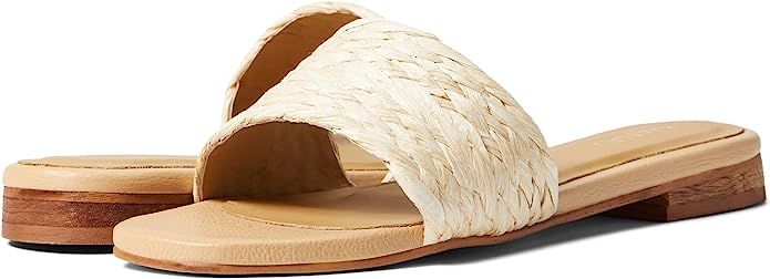 KAANAS Women's Key Largo Braided Raffia Slip On Sandals | Amazon (US)
