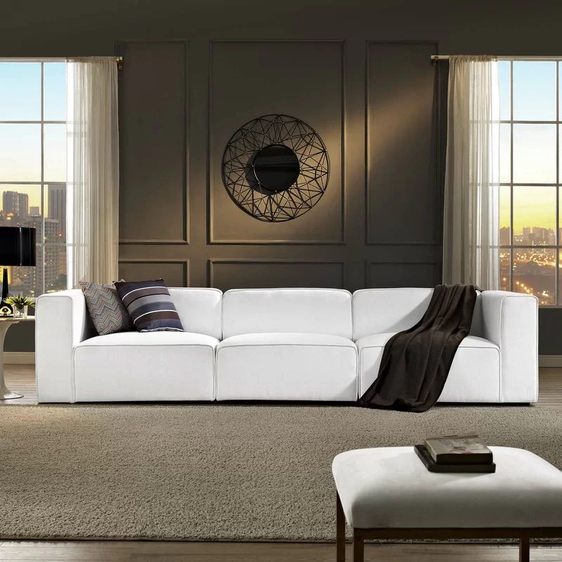 Fille 121.5'' Square Arm Modular Sofa | Wayfair North America