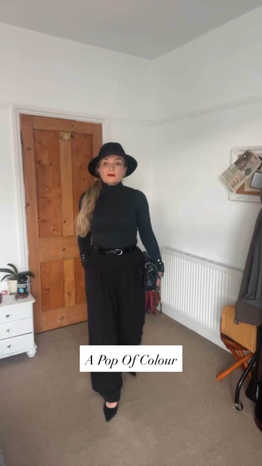 A monochromatic black silhouette is a timeless foundation, but it often lacks a definitive point of view. It is clean and safe, yet it can feel unfinished.

The Third Piece rule is the simplest way to transform an outfit from standard to editorial. By introducing a single, high-contrast element like a red beret, you create a focal point that commands attention. This pop of red does more than just add color; it adds intention and sharpens the overall aesthetic of a minimalist look.

Style is often found in these small, deliberate shifts that move a look from simple to signature.

—

Refine Your Style

Build a wardrobe that works for you.
Links to all the outfits are found in LTK LINK IN the BIO 
Download my free Wardrobe Refresh Guide to master the art of the Third Piece and other essential styling formulas. You can access the guide through the link in my bio.

For those ready to elevate their personal brand and curate a high-end wardrobe with professional guidance, I invite you to book a complimentary Discovery Call. Let us discuss how to align your image with your ambition. The booking link is available in my bio.