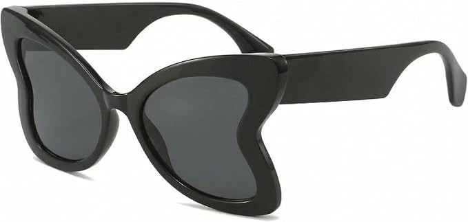 Oversized Butterfly Sunglasses for Women | Funky & Unique Sunglasses with UV400 Protection, Non-P... | Amazon (US)