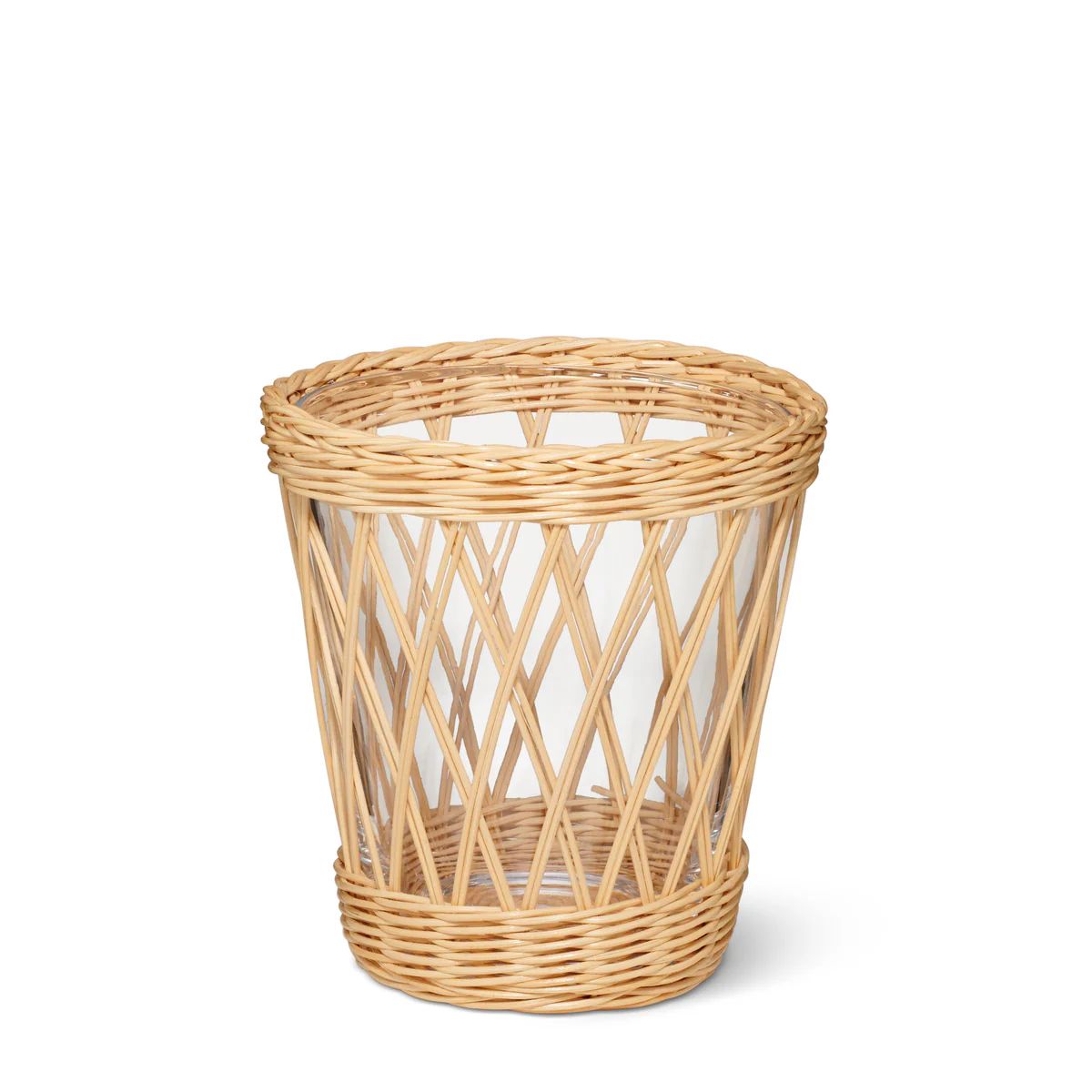 Navona Wicker Vase in Natural | Over The Moon