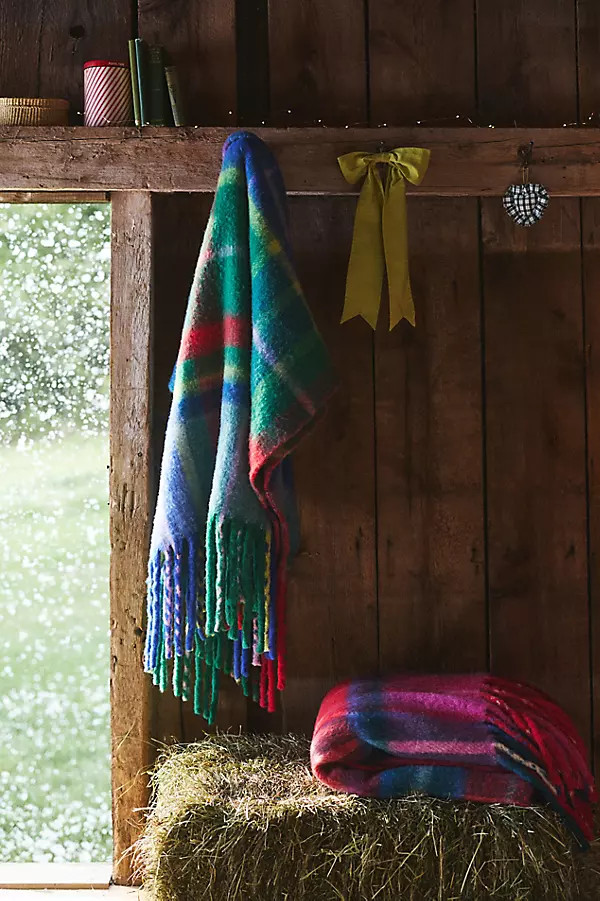 Tartan Wool Plaid Throw | Anthropologie (US)