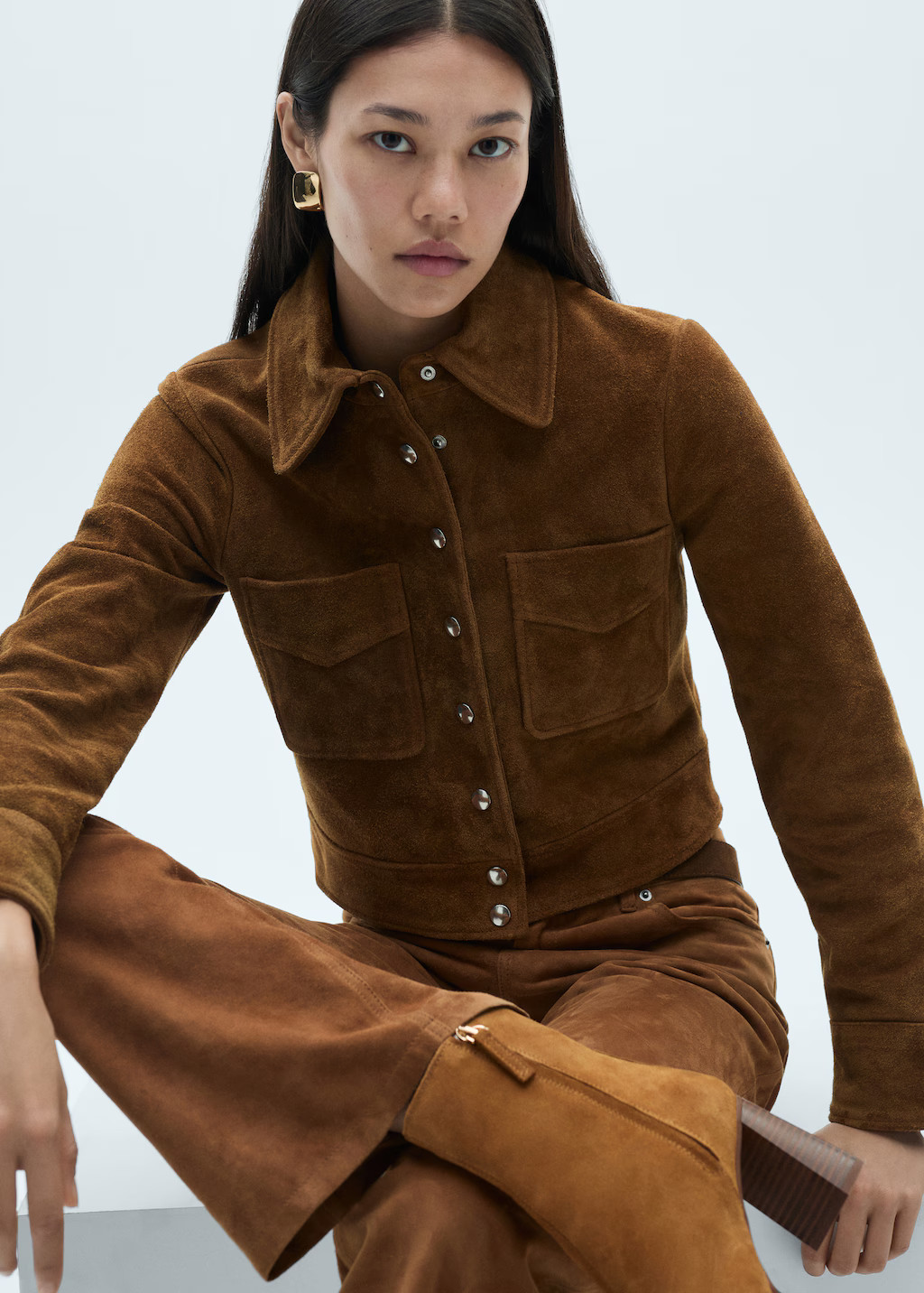 Heel suede ankle boot - Women | MANGO USA | Mango (US/MX/AU)