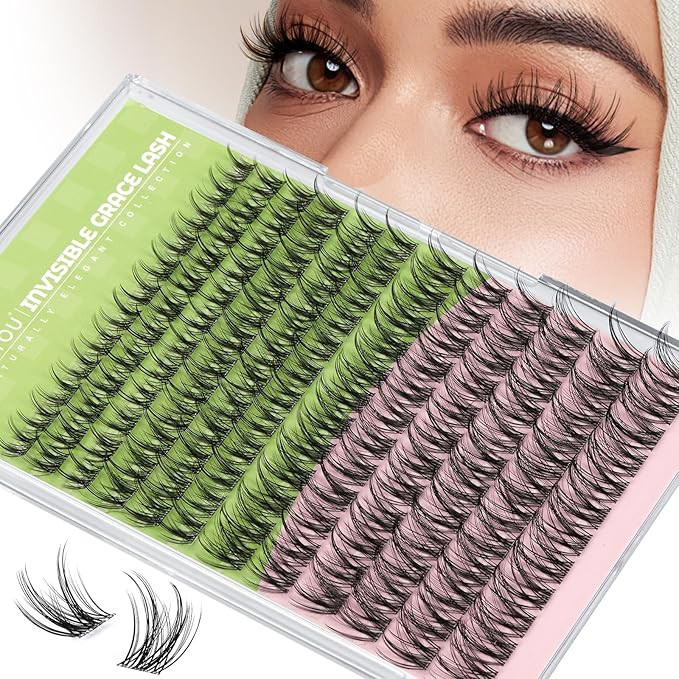 KEYYOU Fairy Angel Lash Clusters Manga Lash Extension D Curl 144Pcs Eyelash Extension Wispy Natur... | Amazon (US)