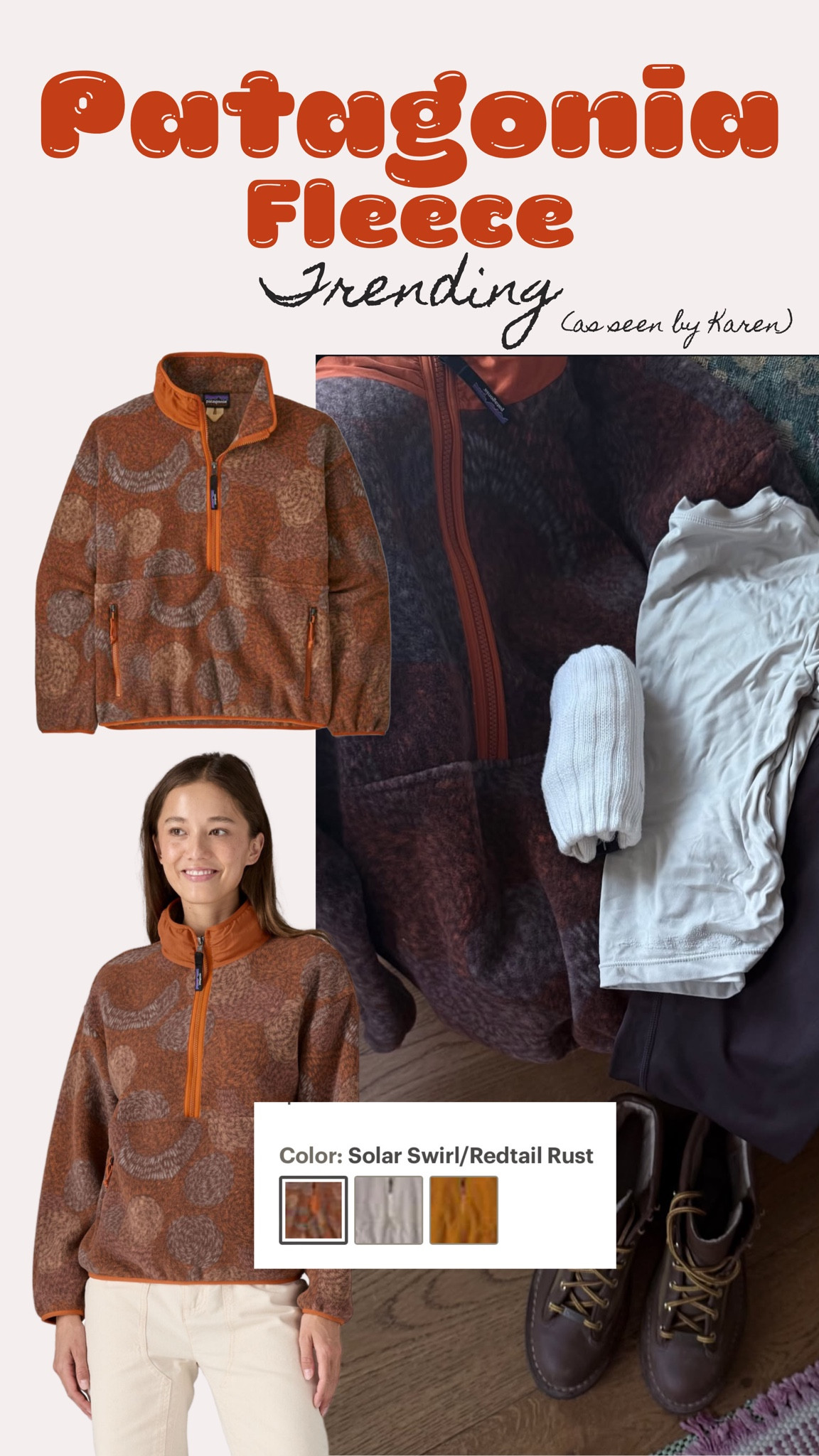 Patagonia Fleece Pull Over 

#LTKActive #LTKSeasonal #LTKFitness