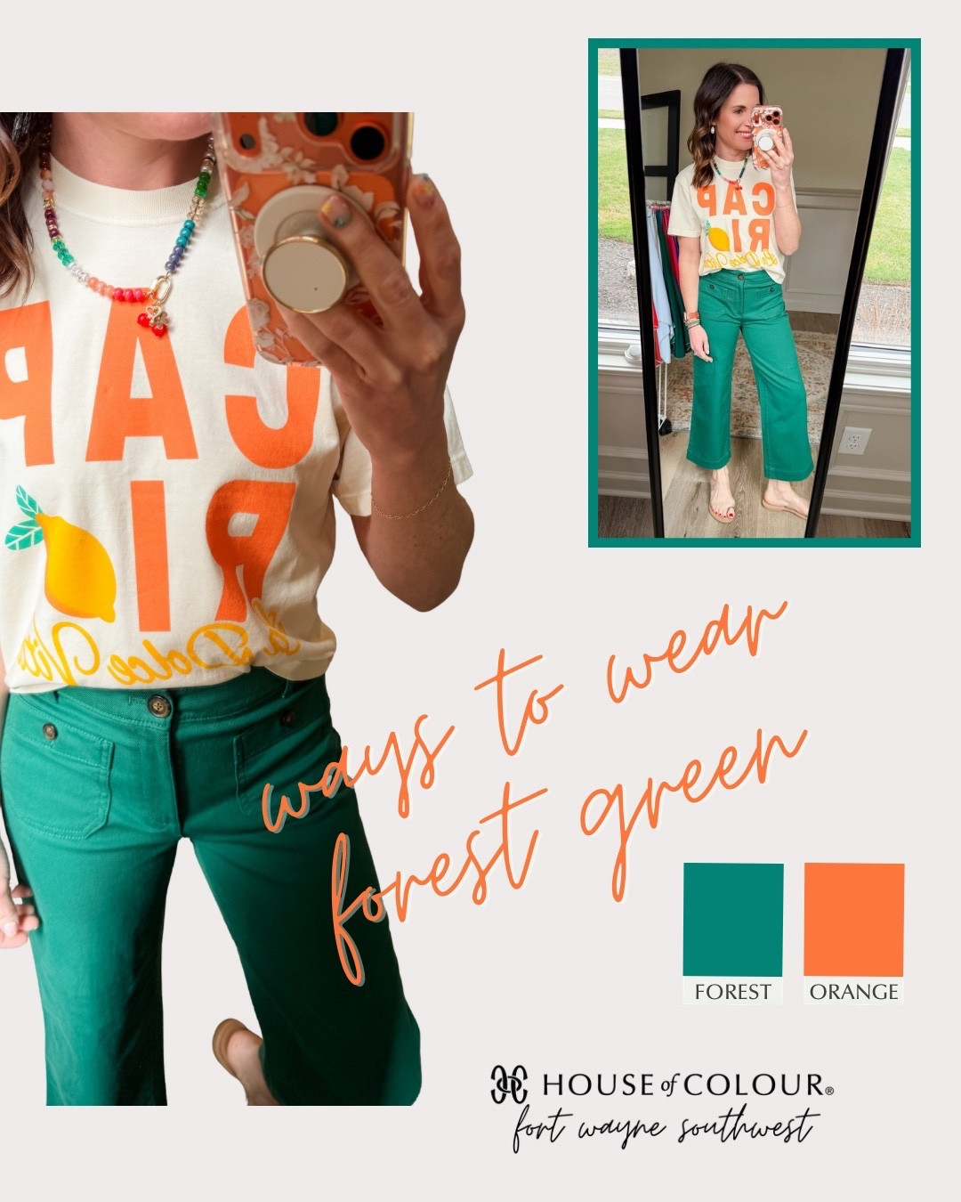 Graphic Tee and Forest Green cropped pants! 

#LTKPetite #LTKOver40 #LTKSeasonal