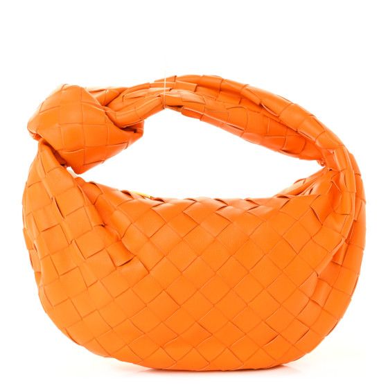 Nappa Intrecciato Mini Jodie Tangerine | FASHIONPHILE (US)