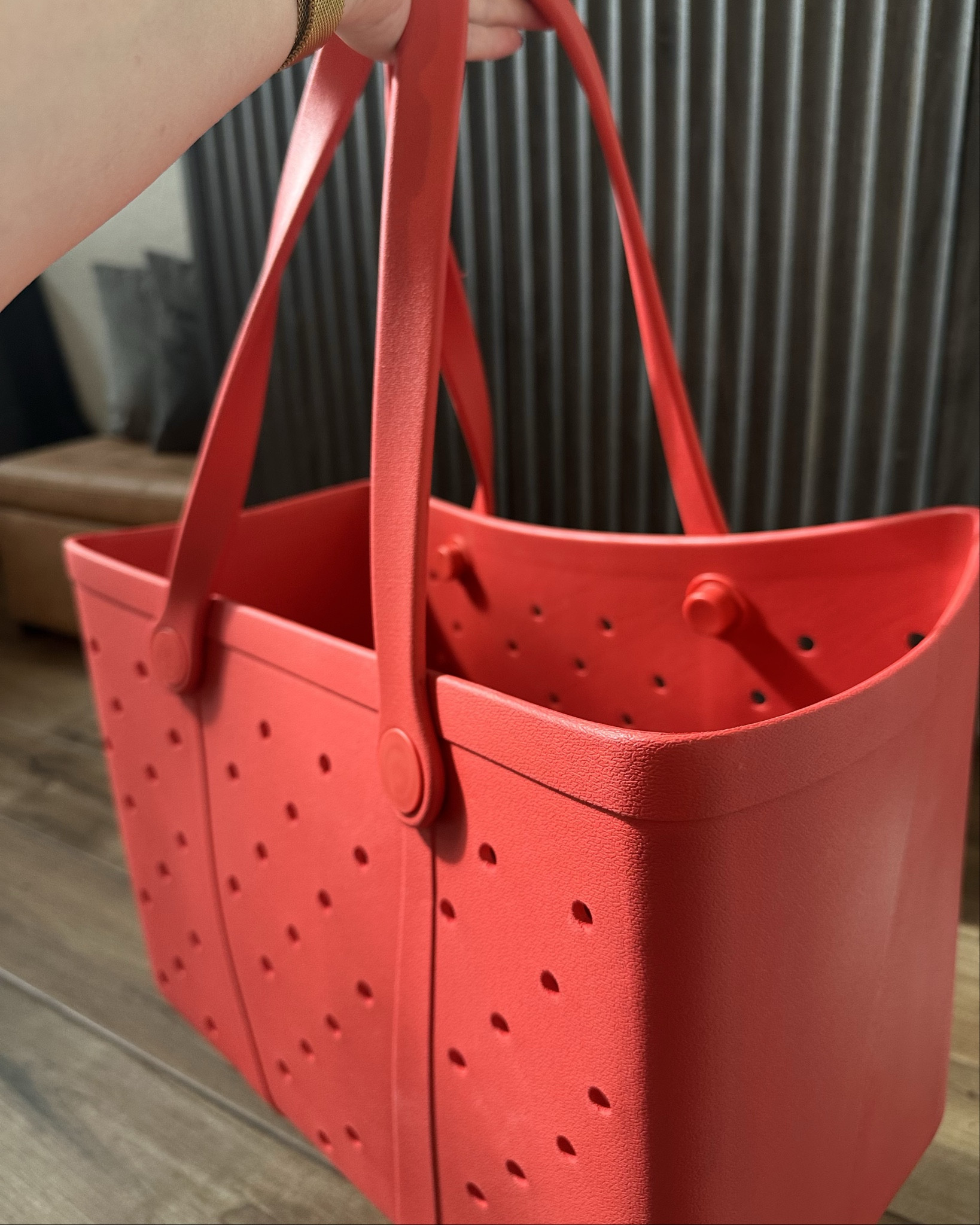 Time and Tru Women's Waterproof EVA Beach Tote Bag, just under $20. This item is also available in various colors and a smaller size for $15. This bag is perfect for poolside or beach outings. It’s spacious and adorable. Love the red one for 4th of July. 



Walmart beach bag,

#LTKmomlife #LTKTravel #LTKSeasonal