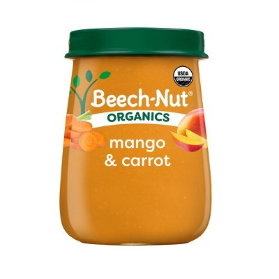 Beech-Nut Organics Mango & Carrot Baby Food Jar - 4oz | Target
