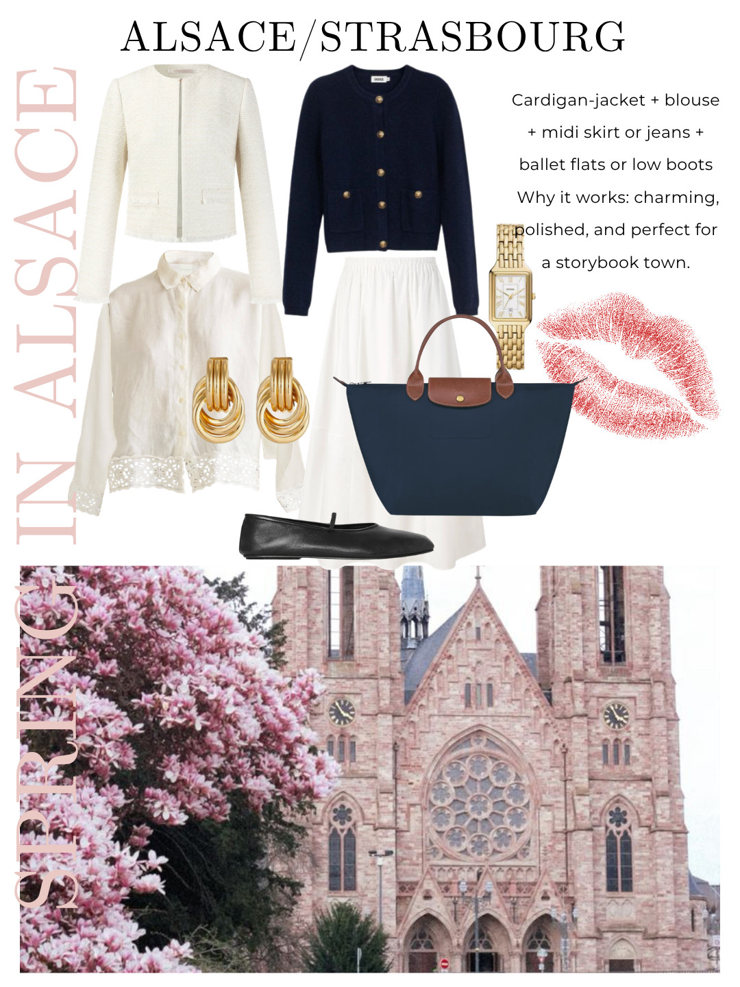 what to wear in France in Spring 

 