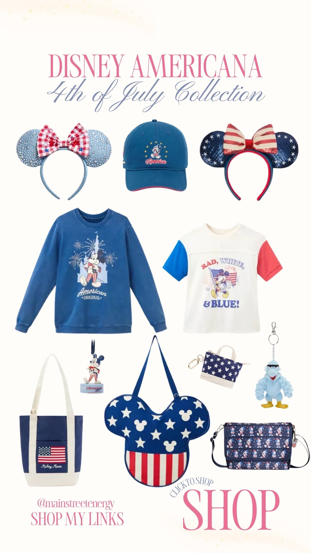 Disney Americana Collection. 4th of July Disney collection