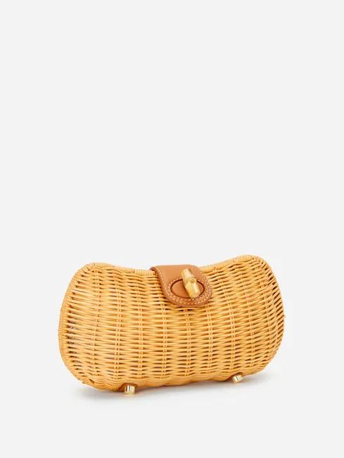 Rosie Wicker Clutch | J.McLaughlin