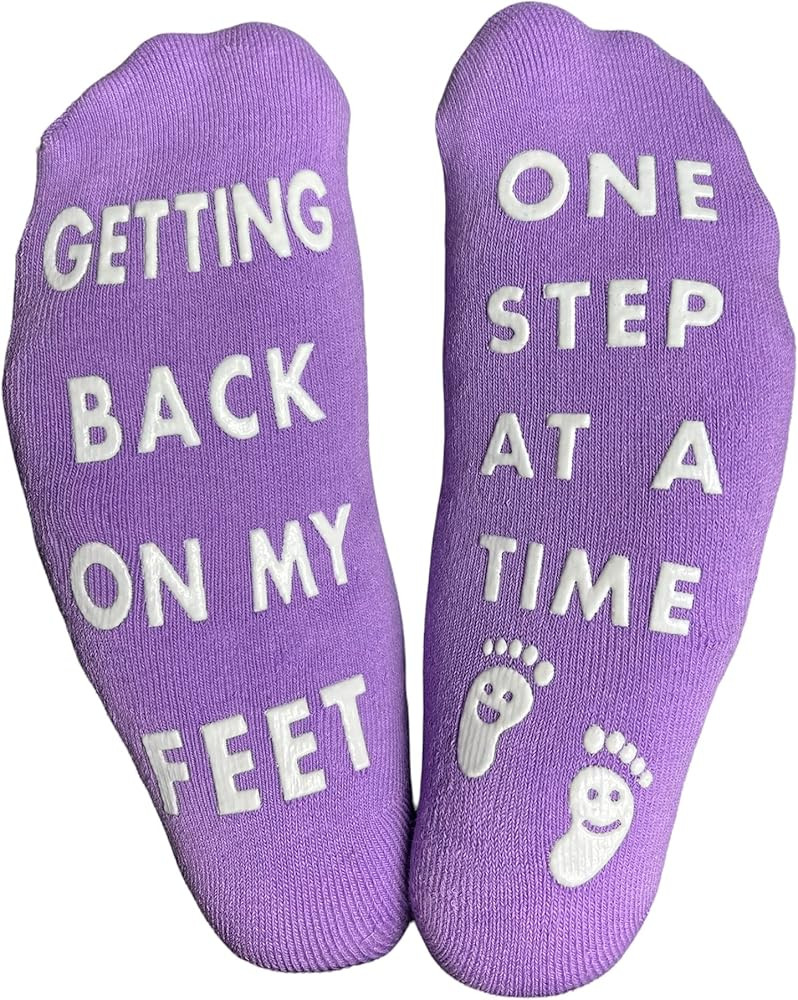 Funny Recovery Socks for Men and Women, Get Well Soon Socks for Patients. After Surgery Chemo Car... | Amazon (US)