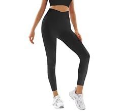 Vertvie Scrunch Butt Lifting Leggings for Women Tummy Control Crossover Gym Workout Leggings High... | Amazon (US)