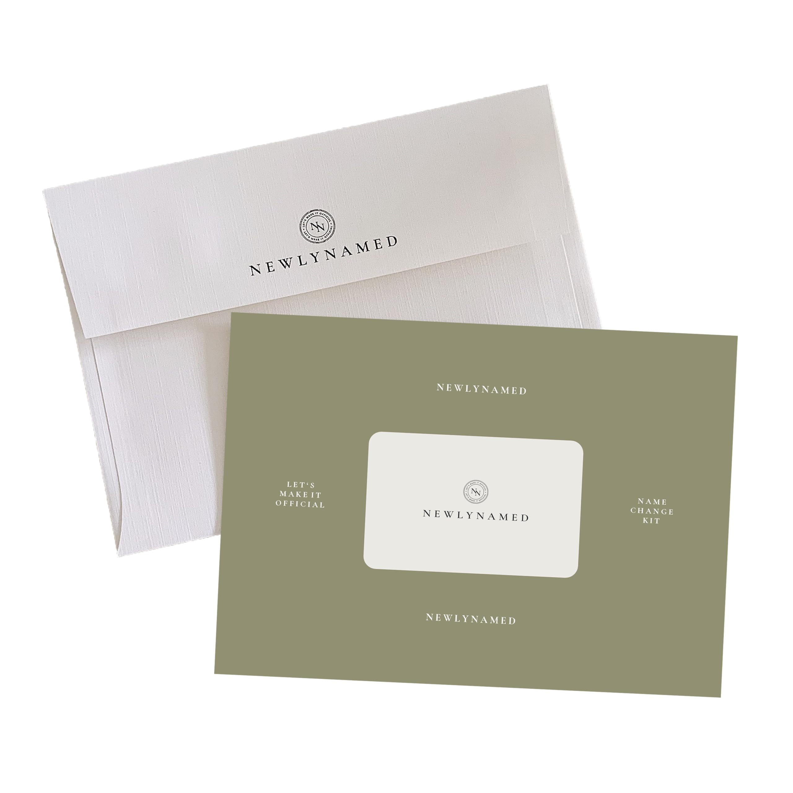 NewlyNamed Name Change Box – Marriage Name Change Kit – Wedding Registry Gift | Amazon (US)