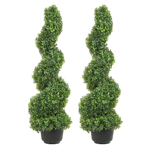 Primrue Artificial Boxwood Topiary in Pot | Wayfair North America