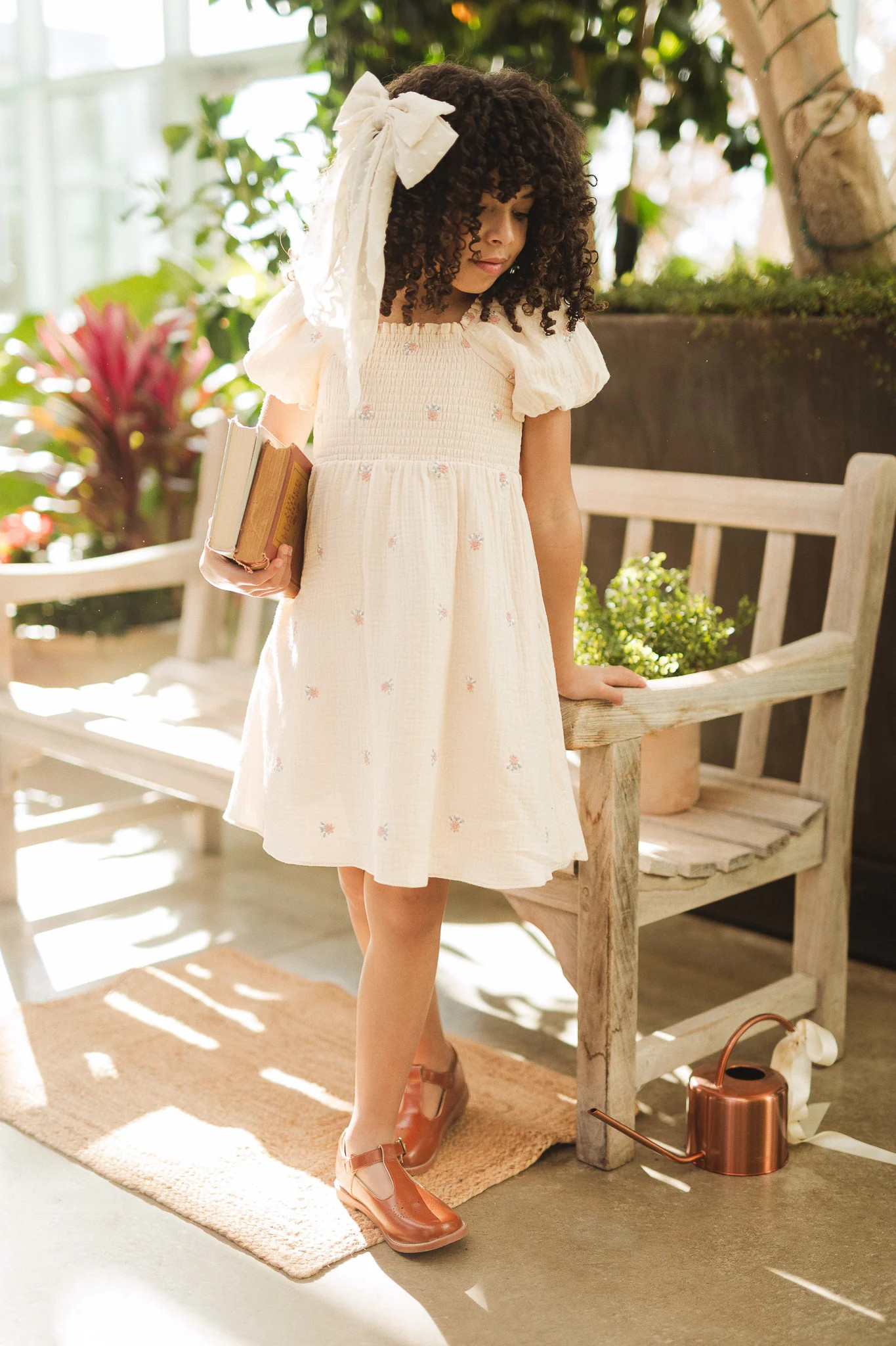 Mini Serendipity Dress in Cream Floral | Ivy City Co