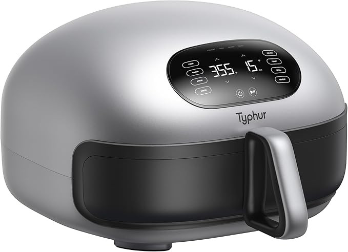 Typhur Dome 2 AI Smart Air Fryer, Large Flat Airfryer with Top & Bottom Heating, Self-cleaning Di... | Amazon (US)