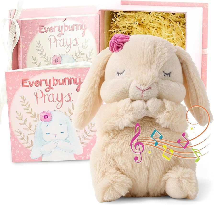 Tickle & Main Everybunny Prays Bunny Plush & Musical Prayer Toy for Christening Gifts for Girls -... | Amazon (US)