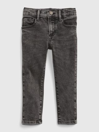 Toddler Elasticized Pull-On Slim Taper Jeans with Washwell™ | Gap (US)