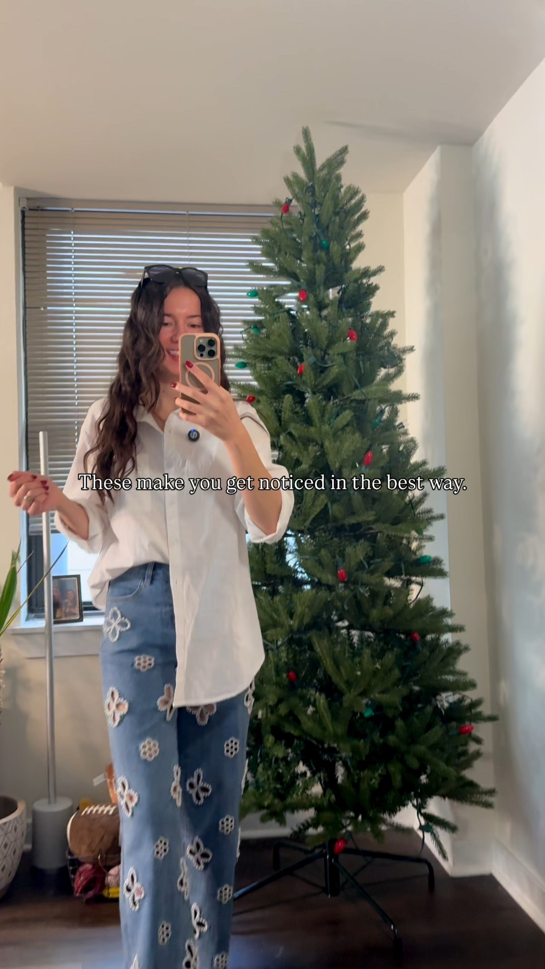 Comment “JEANS” for the links 🤎✨ These jeans noticeable in the best way— polished enough to dress up, but easy enough for everyday.

I shared the full fit, comfort, and sizing breakdown in Stories, but I wanted this reel to focus on how wearable these actually feel once they’re on. They don’t wear stiff, the straight leg feels balanced, and the embroidery gives just enough statement without feeling overdone.

These are usually a ~$200 pair of jeans, but they’re currently 25% off, and the site is also running a 30% off sitewide sale that stacks. With both discounts applied, they land right around $100 at checkout which is a really good value for this level of detail and fit.

In general, this brand lives in that accessible-luxury space — elevated everyday pieces with denim around the ~$200 range, tops typically in the mid-$100s, and outerwear closer to the high-$200s to low-$300s. You’re paying for fit, design details, and finish rather than fast trends.

✨ Comment “JEANS” or “SHOP” for the links.
✨ Follow @rachel.corridean for more everyday outfit guidance.
.
.
.
@thenolishop @shop.ltk 

I’m Rachel Corridean — Philly-based fashion & lifestyle creator sharing wearable, elevated outfits for real life.

Kaia Pearl High Rise Jean, statement denim, pearl jeans outfit, straight leg jeans, high rise jeans, holiday denim sale, elevated everyday outfits, accessible luxury fashion, petite friendly jeans

#LTKPetite #LTKSaleAlert #LTKHoliday