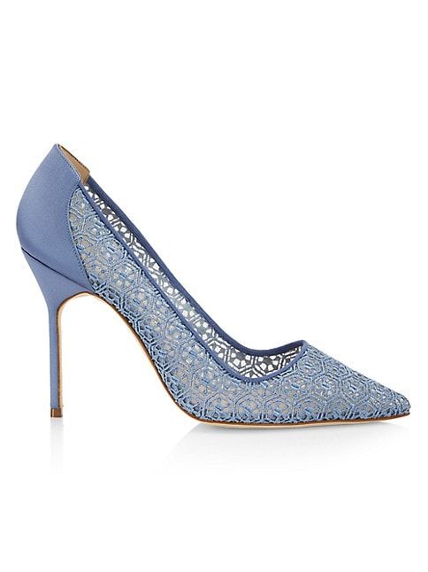 105MM Lace Pointed-Toe Pumps | Saks Fifth Avenue