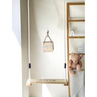 Wooden Tree Swing Set For Kids & Adults - Personalizded Outdoor Backyard Swing, Indoor Rope Garden | Etsy (US)