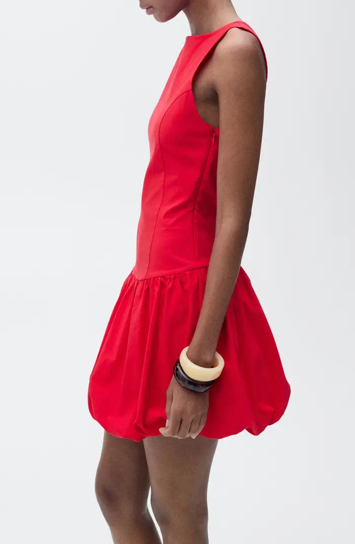 MANGO Bubble Hem Minidress | Nordstrom | Nordstrom