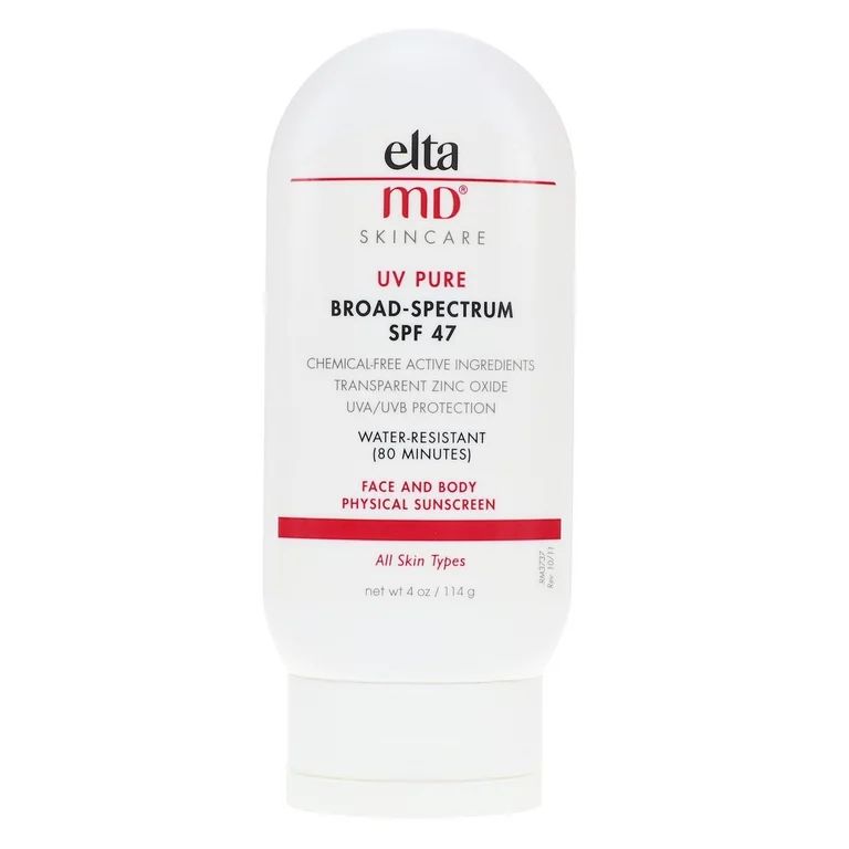 Elta MD UV Pure SPF 47 Broad Spectrum Face and Body Sunscreen 4 oz | Walmart (US)